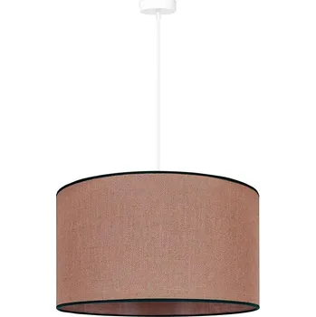 Duolla - Lustr na lanku ROLLER 1xE27/15W/230V pr. 40 cm hnědá/černá