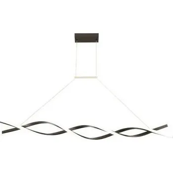 LED Lustr na lanku TWIST LED/37W/230V 4000K 120 cm černá