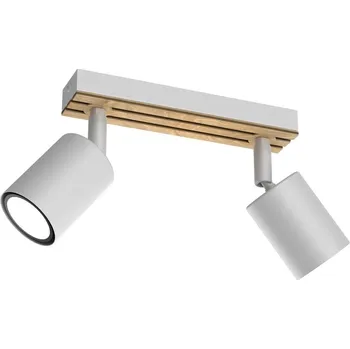 Bodové svítidlo Bodové svítidlo TERRA 2xGU10/8W/230V bílá/dub