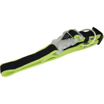 Obojek pro psa Nobby Mesh Preno Led svítící obojek M-L žlutá