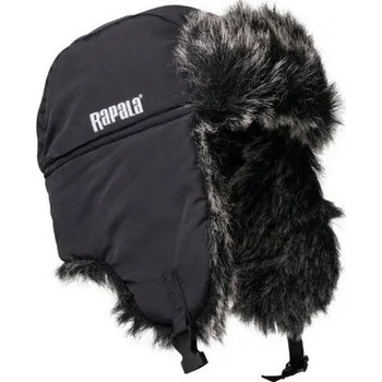 Čepice Zimní čepice Rapala Trapper Hat_černá