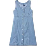 Dívčí šaty GAP SL REISSUE XXL Světle modrá