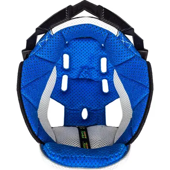 Helma na motorku AIROH klobouk interiéru pro přilbu AVIATOR 3 modrý - 2XL