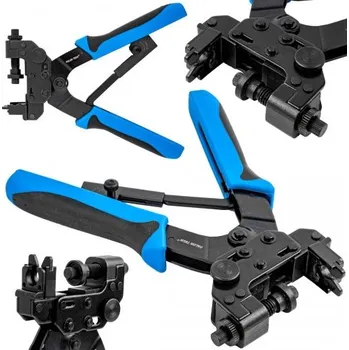 Krimpovací kleště Univerzální kompresní kleště na konektory F IEC BNC RCA koaxiálních kabelů FT5544