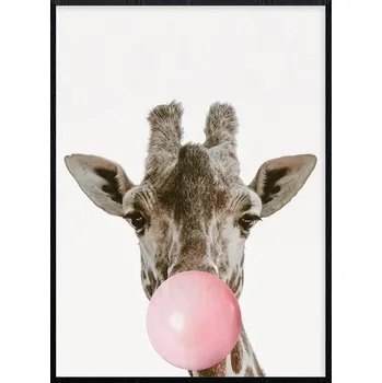 Plakát Jen tak z lásky Plakát Žirafa s bublinou Rozměr plakátu: A4 (21 x 29,7 cm)