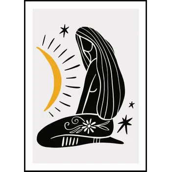 Plakát Jen tak z lásky Plakát Jóga Diamantový sed Rozměr plakátu: 40 x 50 cm