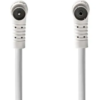 Anténní kabel Koaxiální Kabel | IEC (Koax) Zástrčka CSGB40120WT100 Nedis