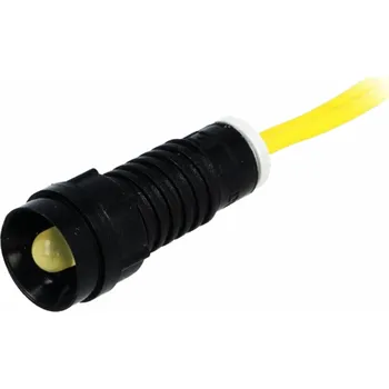 Elektronická součástka Kontrolka LED 5mm 230VAC Barva: žlutá