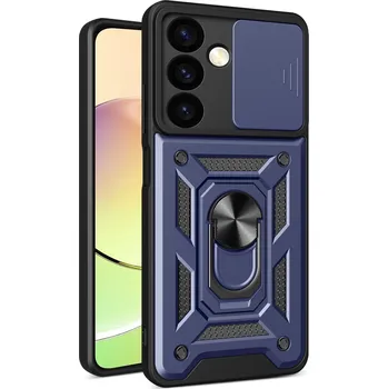 Pouzdro na mobilní telefon Hybrid Armor Camshield pro Samsung Galaxy A15 modré