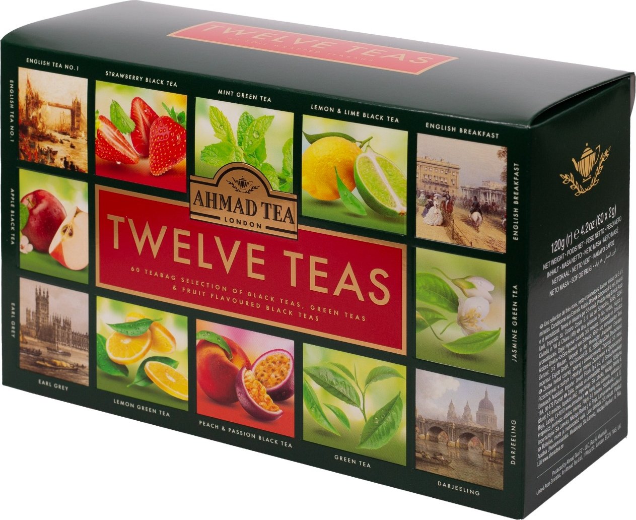 Ahmad Tea Twelve Teas 60x 2 g od 178 Kč - Zbozi.cz