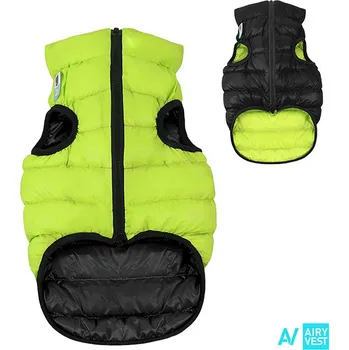 Obleček pro psa AiryVest bunda pro psy zelená/černá S 35