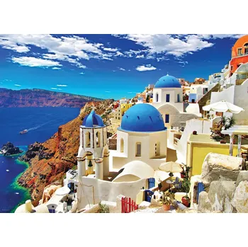 Dětské zboží EUROGRAPHICS Puzzle Oia, Santorini, Řecko 1000 dílků