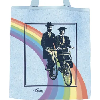 Nákupní taška Plátěná nákupní taška, Když dva jedou stejným směrem