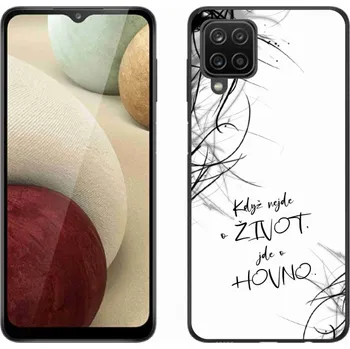 Pouzdro na mobilní telefon Gelový kryt mmCase na Samsung Galaxy M12 - vtipný text 16 bílé pozadí