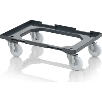 paleta Přepravní vozík Kompakt s propojovacím systémem a polyamidovými koly 61,6 x 41,6 x 17,2 cm - Antracitová šedá - Antracitová šedá - materiál: ABS - RO V 64 PAX.L-7016