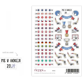 samolepka Fleppi Samolepky MS v hokeji
