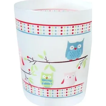 Odpadkový koš TORO KOŠ KOUPELNOVÝ SOVA, 19,5×24 CM_hamashop
