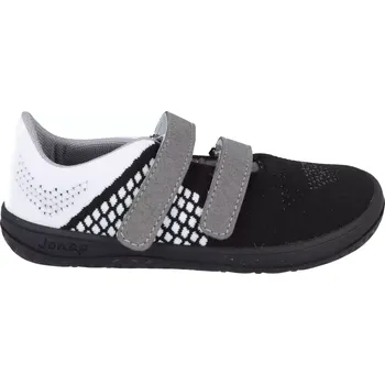 Dívčí tenisky Jonap barefoot tenisky Knitt 3D - černé 28