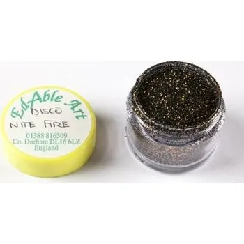 Jedlá dekorace na dort Třpyt dekorační disco Nite Fire