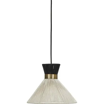 House Doctor Černobílé závěsné světlo Cord