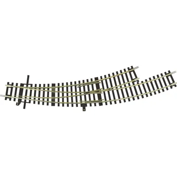 Modelová železnice H0 - Oblouková výhybka levá R3/R4 bez podloží / Roco 42472