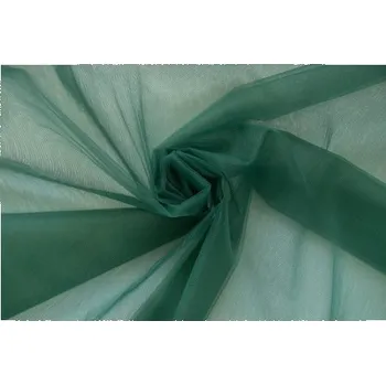 Tyl TMAVĚ ZELENÝ šíře 280 cm - Tmavě zelený, 280 cm