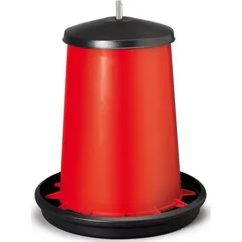 Krmítko pro ptáka River Systems Srl. Automat krmící závěsný, krmítko pro drůbež, kovový střed, 20 L