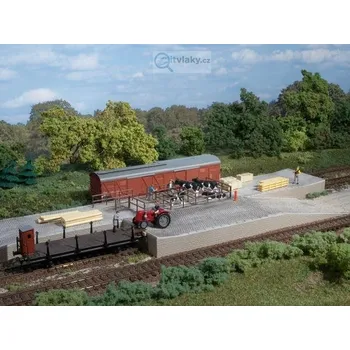 Modelová železnice H0 - Nakládací rampa / Auhagen 11348
