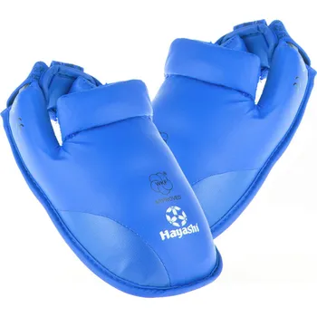 Chránič holeně pro bojový sport Chrániče nohou Hayashi WKF - modrá, 330-6 XXL