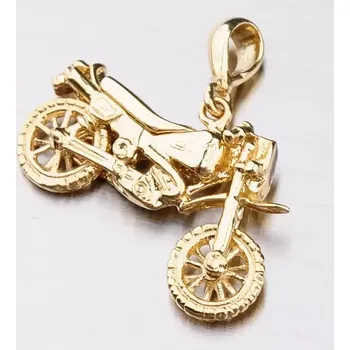 Přívěsek Přívěsek žluté zlato 585 motorka 43-21521