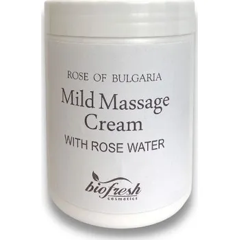 Masážní přípravek Zjemňující masážní krém z růžové vody Rose of Bulgaria 1000 ml