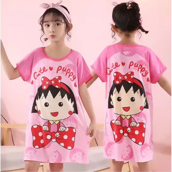 Dívčí noční košilky s krátkým rukávem, Disney motivy Motiv: 08 Cute Puppy, Velikost: 16 (130-140 cm)