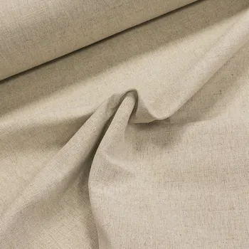 Originální lněné MALÍŘSKÉ PLÁTNO (MALPLA) režné, nevysrážené, 70% bavlna, 30% len š.160cm (látka v metráži)