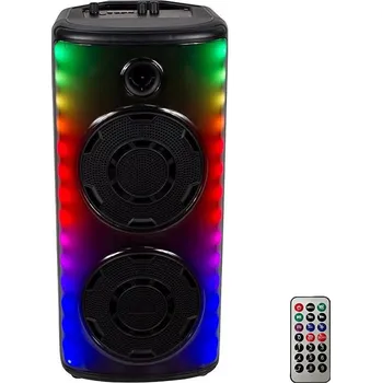 LED RGB Nabíjecí reproduktor s mikrofonem 600W/2400 mAh VT1912