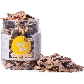 Pamlsek pro kočku RAW RAW mrazem sušené Kuřecí žaludky 60g