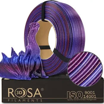 Filament ReFill ROSA3D / PLA GALAXY RAINBOW / ANDROMEDA / 1,75 mm / 1 kg