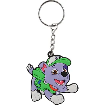 Paw patrol Klíčenka/Přívěsek 3D Tlapková patrola/Paw patrol guma 10 cm postavička: Rocky