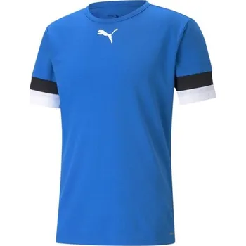 Pánské tričko Pánské fotbalové triko Puma TEAMRISE JERSEY TEE XS Modrá, Bílá
