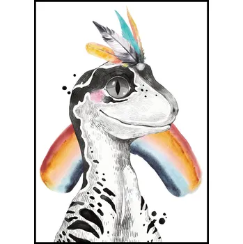 Plakát Jen tak z lásky Plakát Malý Tyrannosaurus Rozměr plakátu: A4 (21 x 29,7 cm), Varianta Tyrannosaura: Tyrannosaurus indián