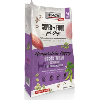 Krmivo pro psa 3kg MAC's DOG Mono Puppy krocaní granule pro psy