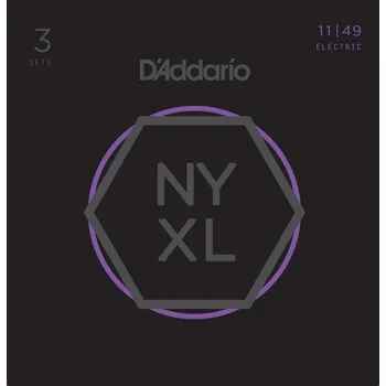 Strunný nástroj D'Addario NYXL1149-3P + prodloužená záruka 3 roky