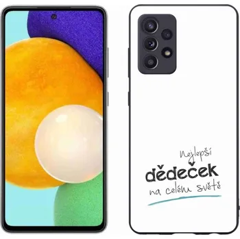 Pouzdro na mobilní telefon Gelový kryt mmCase na Samsung Galaxy A52/A52 5G - nejlepší dědeček 3 bílé pozadí