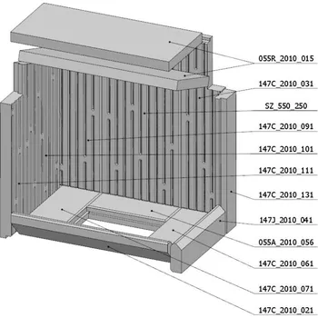 Krbová vložka Romotop Šamotová komora komplet pro pravou variantu