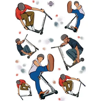 samolepka Samolepky SCOOTERING MySpace | Sada 7ks