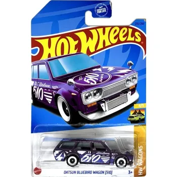 autíčko HOT WHEELS - Datsun Bluebird Wagon (510) Violet (E5)