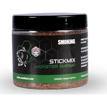 Návnadová surovina Nash Monster Shrimp Smoking Stick Mix 200 g
