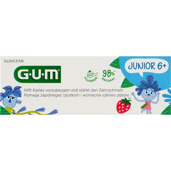 Dentální hygiena Gum Junior zubní pasta pro děti 6+, 50 ml