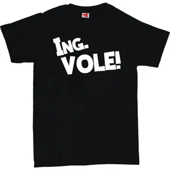 Žertovný předmět Ing vole! - pánské tričko s potiskem S černá - black Žlutá - 418