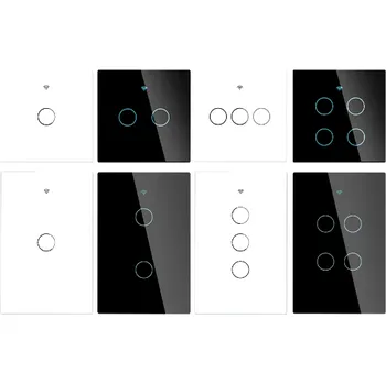 Elektrická zásuvka MXM Zigbee nástěnný vypínač, Tuya, bílý, 3-tlačítka