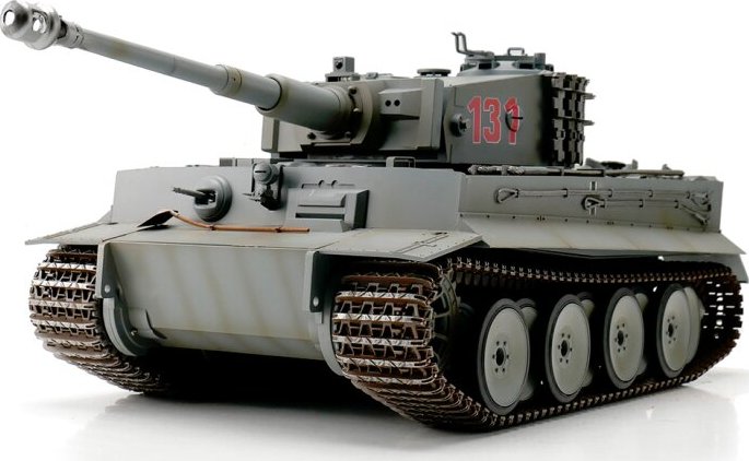 TORRO RC tank 1:16 Tiger 1 (winter gray) s IR bojovým systémem
